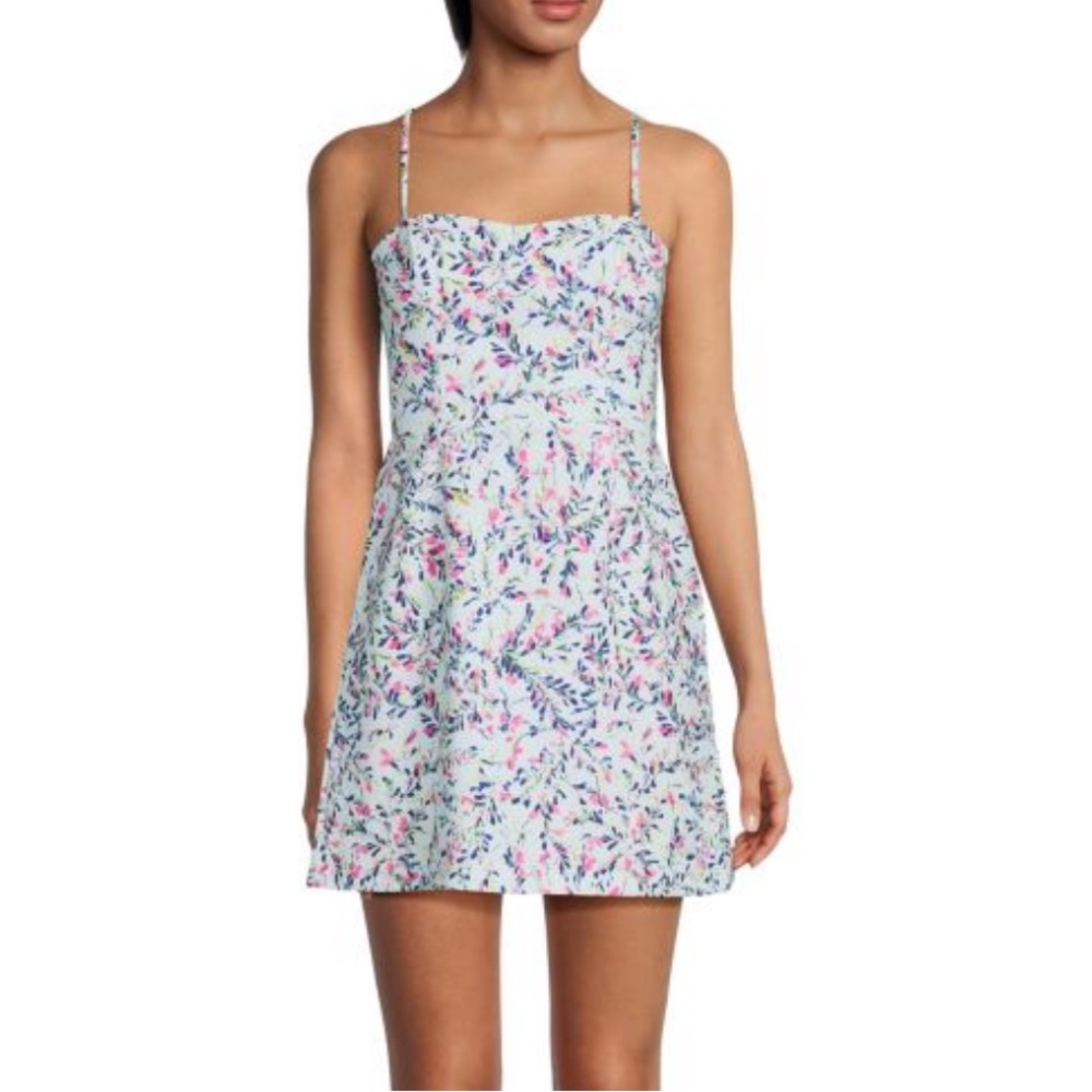 French Connection Blue Floral Mini Dress